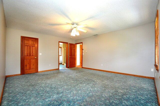 146 Pheasant Way S, Windsor, CT 06074 - carpeted empty room with a ceiling fan and a textured ceiling