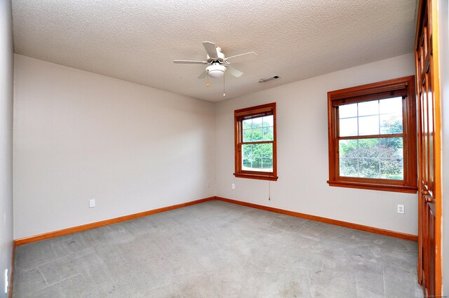 146 Pheasant Way S, Windsor, CT 06074 - carpeted empty room with a ceiling fan and a textured ceiling