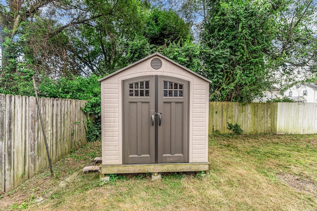 85 Floral Way, Stratford, CT 06615 - view of shed with a fenced backyard