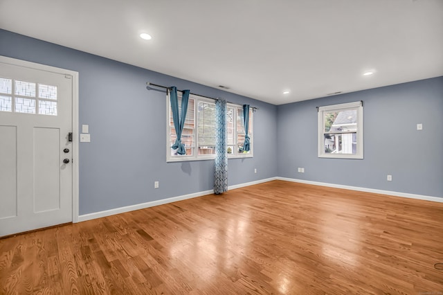 85 Floral Way, Stratford, CT 06615 - foyer entrance featuring light wood-type flooring and recessed lighting