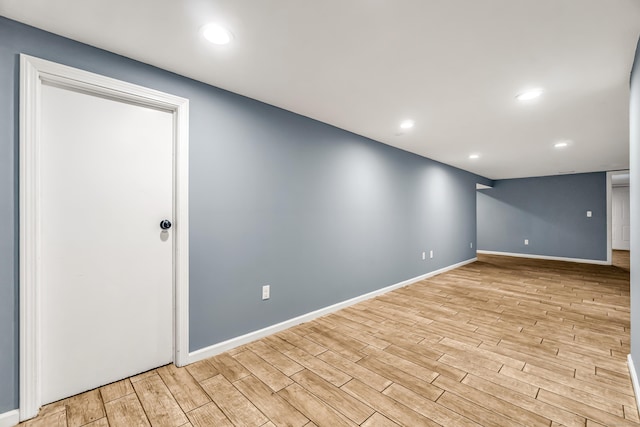 85 Floral Way, Stratford, CT 06615 - unfurnished room featuring light wood-style floors and recessed lighting