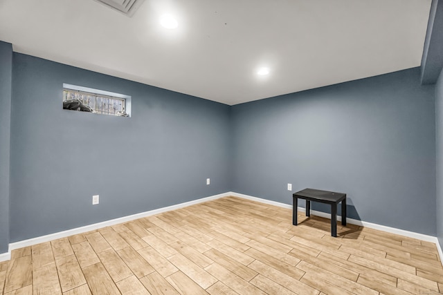 85 Floral Way, Stratford, CT 06615 - empty room with wood finished floors and recessed lighting