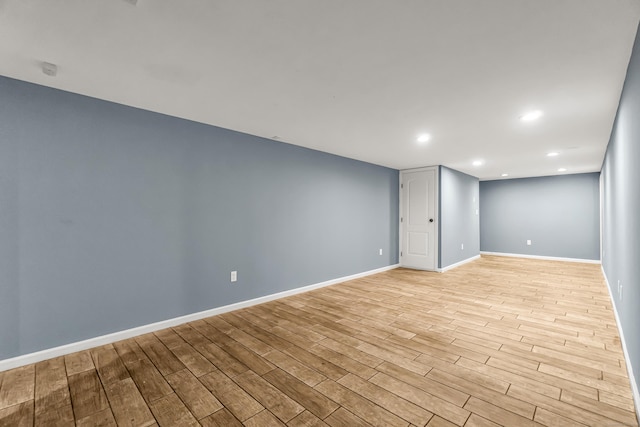 85 Floral Way, Stratford, CT 06615 - spare room with light wood finished floors and recessed lighting