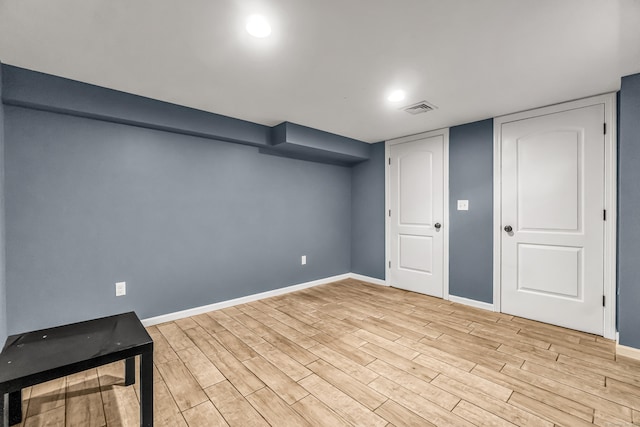 85 Floral Way, Stratford, CT 06615 - finished below grade area featuring light wood-type flooring