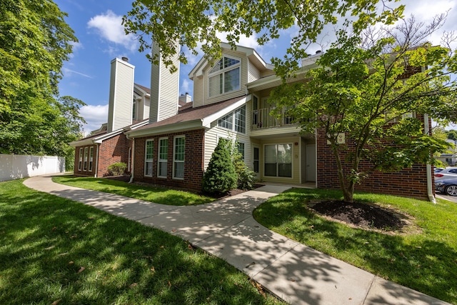 289 Carriage Crossing Ln Unit 289, Middletown, CT 06457 - traditional home featuring brick siding and a chimney