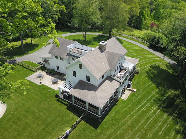 229 Good Hill Rd, Weston, CT 06883 - aerial view of property and surrounding area