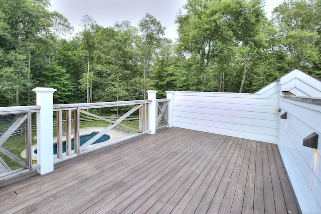 229 Good Hill Rd, Weston, CT 06883 - view of wooden deck