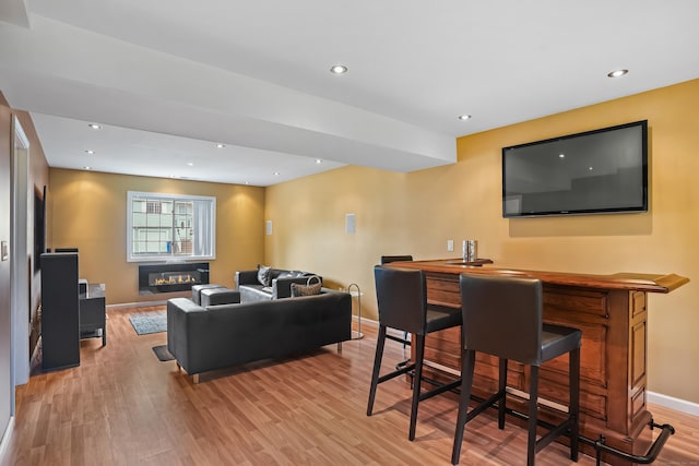 4 Russo Ter, New Haven, CT 06513 - indoor dry bar featuring light wood-type flooring and recessed lighting