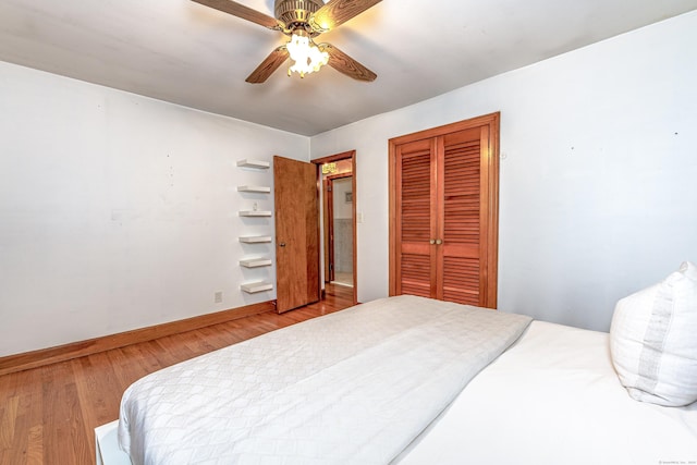 93 Glenrock Rd, Waterbury, CT 06706 - bedroom featuring wood finished floors and ceiling fan