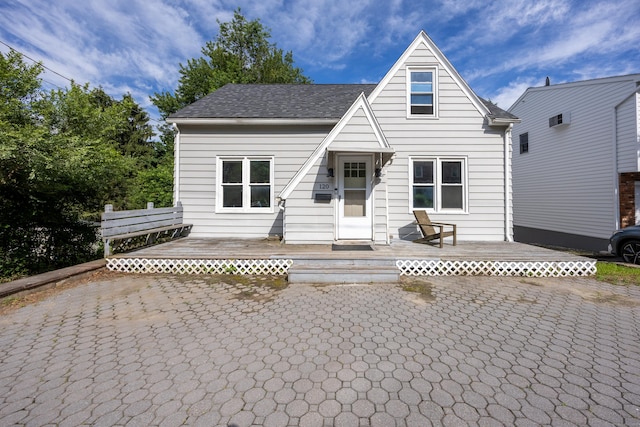 120 Monmouth Ave, Waterbury, CT 06704 - view of front of home with a wooden deck