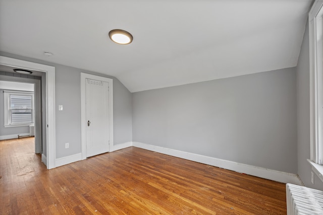 120 Monmouth Ave, Waterbury, CT 06704 - bonus room featuring hardwood / wood-style floors and vaulted ceiling