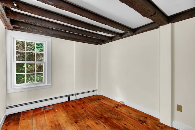 795 Rte 148, Killingworth, CT 06419 - spare room with hardwood / wood-style floors and a baseboard radiator