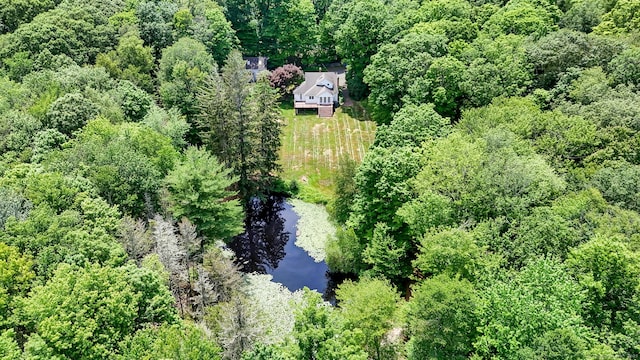 795 Rte 148, Killingworth, CT 06419 - drone / aerial view of a nearby body of water and a heavily wooded area