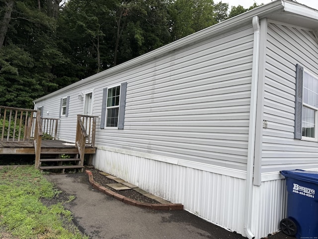 26 N Main St Trlr 19, Branford, CT 06405 - view of property exterior with a deck