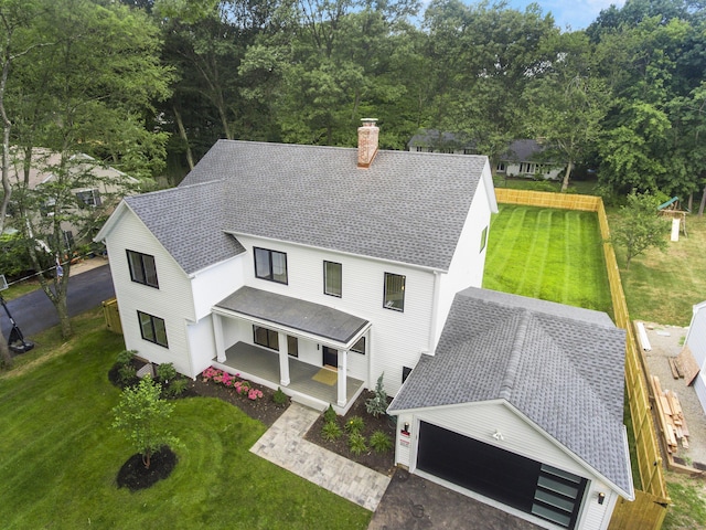 92 Westwood Rd, Fairfield, CT 06825 - view from above of property
