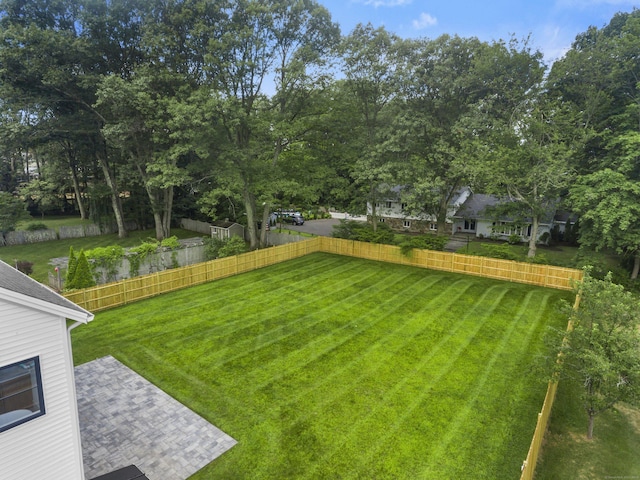 92 Westwood Rd, Fairfield, CT 06825 - view of yard featuring view of wooded area
