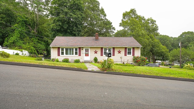 83 View Ter, East Haven, CT 06512 - ranch-style home with a chimney