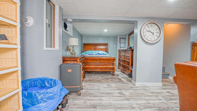 83 View Ter, East Haven, CT 06512 - bedroom with a drop ceiling, wood finished floors, and recessed lighting