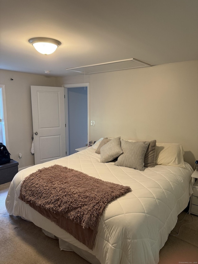 23 Merriman Ln, Prospect, CT 06712 - carpeted bedroom with attic access