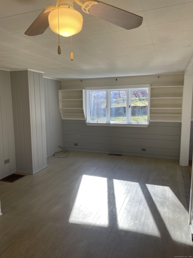 23 Merriman Ln, Prospect, CT 06712 - unfurnished room with wood finished floors and a ceiling fan