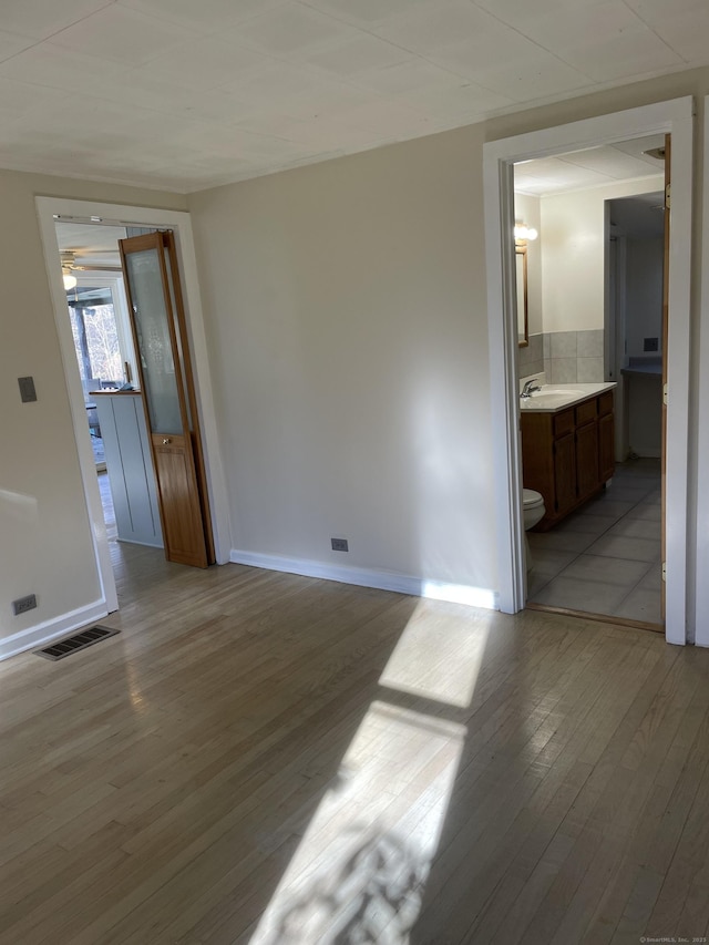 23 Merriman Ln, Prospect, CT 06712 - spare room featuring light wood-type flooring
