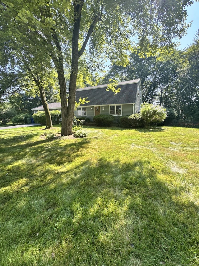 8 Juniper Rd, Windsor, CT 06095 - view of front facade with a front lawn