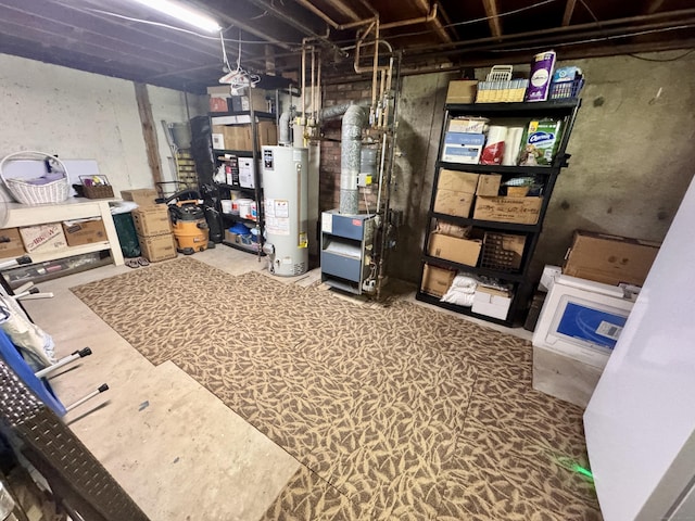 8 Juniper Rd, Windsor, CT 06095 - unfinished basement featuring water heater