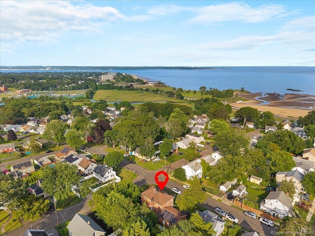 210 Highland Ave, West Haven, CT 06516 - aerial view of property's location with a nearby body of water and nearby suburban area