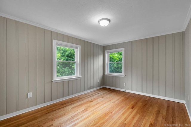210 Highland Ave, West Haven, CT 06516 - spare room with hardwood / wood-style floors, healthy amount of natural light, and ornamental molding