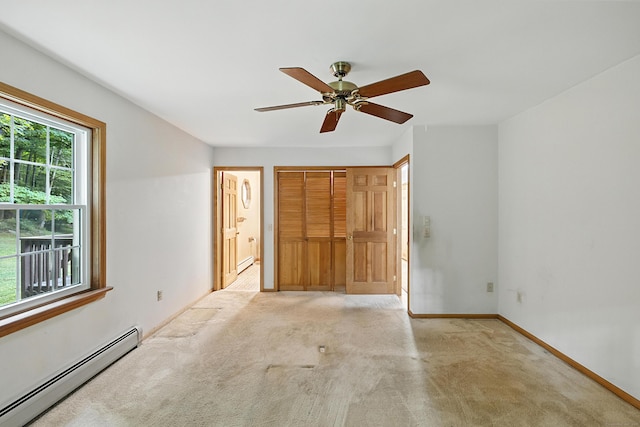 30 Park Rd, Oxford, CT 06478 - unfurnished bedroom featuring a baseboard radiator, carpet, ensuite bathroom, and a closet