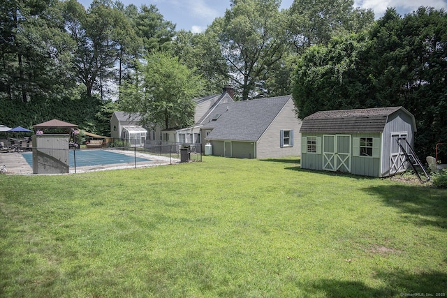 3 Olde Salem Dr, Somers, CT 06071 - view of yard with a storage unit and view of scattered trees