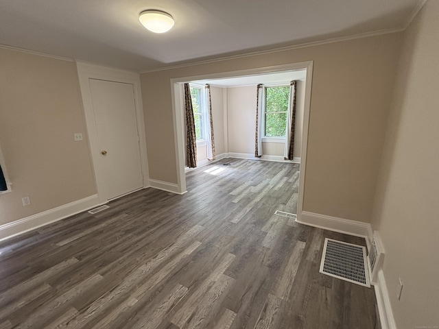 5 Quarry Ln, Portland, CT 06480 - unfurnished room featuring dark wood-style floors and crown molding