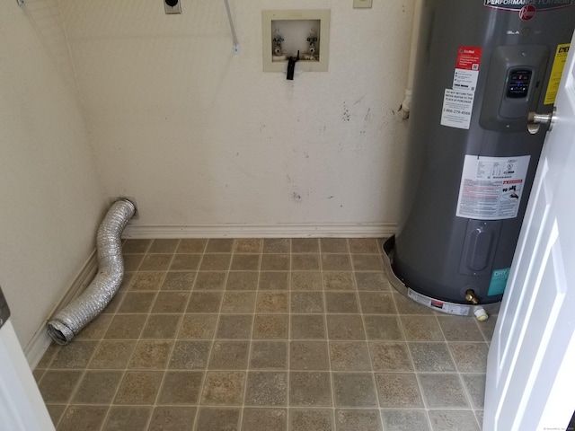 31 High St Apt 11206, East Hartford, CT 06118 - laundry room featuring electric water heater and baseboards