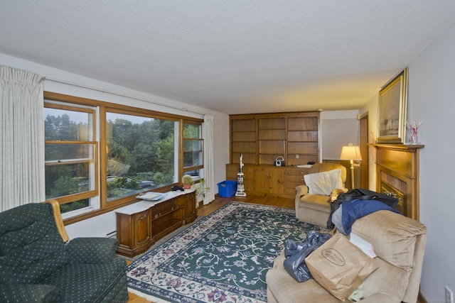 9 Mountain Rd, Granby, CT 06060 - living area with wood finished floors and baseboard heating