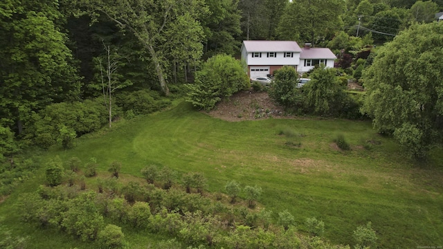 9 Mountain Rd, Granby, CT 06060 - aerial view of property's location with a forest