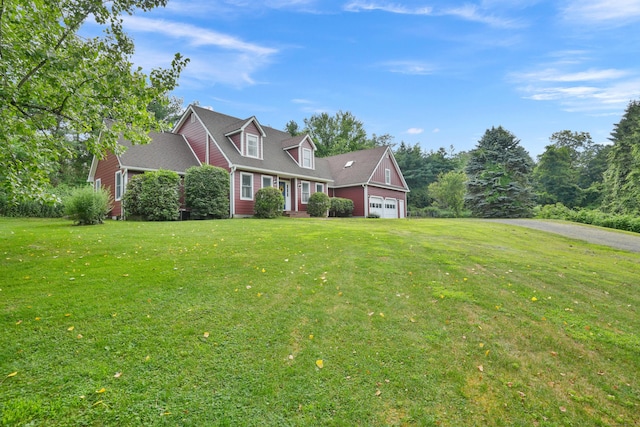 731 N Park Ave, Redding, CT 06896 - cape cod-style house featuring an attached garage and a front lawn