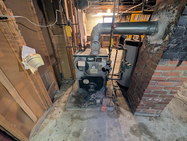 79 Dallas Ave, Plainville, CT 06062 - utility room featuring water heater and a heating unit