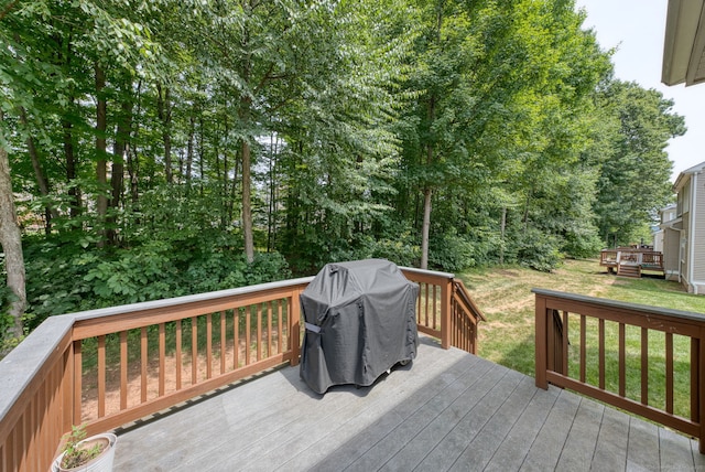 188 Sterling Dr Unit 188, Newington, CT 06111 - wooden terrace featuring area for grilling and a lawn