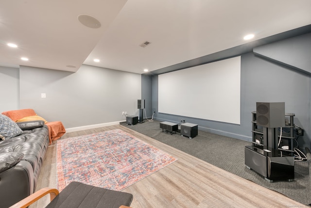 188 Sterling Dr Unit 188, Newington, CT 06111 - home theater room featuring recessed lighting and wood finished floors