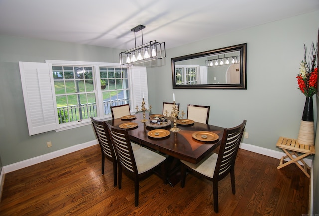 625 Lakeview Rd, Orange, CT 06477 - dining space with a chandelier and wood finished floors