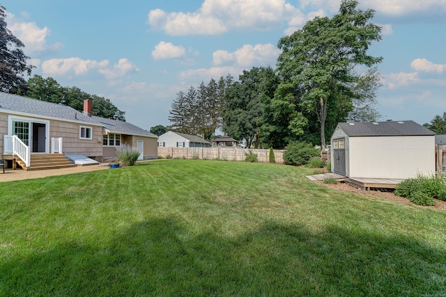 23 Sun St, Enfield, CT 06082 - view of yard featuring a storage shed