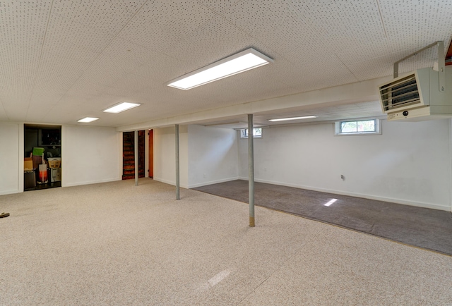 23 Sun St, Enfield, CT 06082 - below grade area featuring carpet flooring and a heating unit