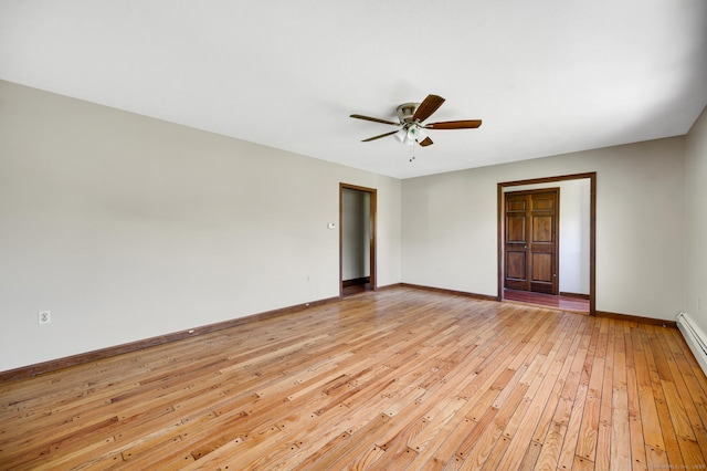 6 Victoria Dr, Colchester, CT 06415 - unfurnished room featuring light wood-type flooring and ceiling fan