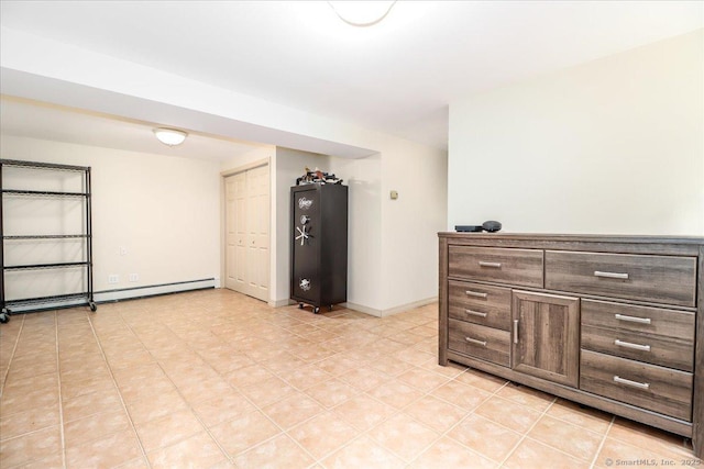 135 Green Pond Rd, Sherman, CT 06784 - spare room with light tile patterned floors and baseboards
