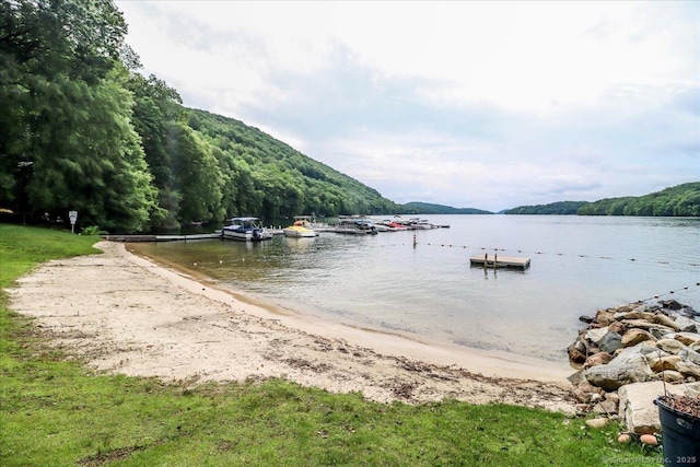 135 Green Pond Rd, Sherman, CT 06784 - dock with a water view and a forest view