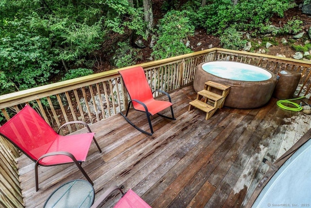 135 Green Pond Rd, Sherman, CT 06784 - view of wooden deck