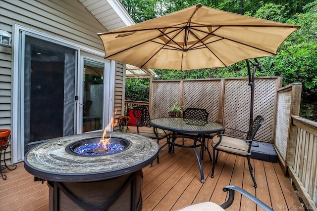 135 Green Pond Rd, Sherman, CT 06784 - wooden deck featuring outdoor dining space
