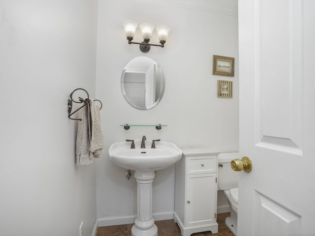22 Rocky Ridge Dr, Trumbull, CT 06611 - half bath featuring toilet and baseboards
