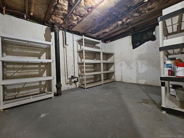 108 French St, Bristol, CT 06010 - view of unfinished basement