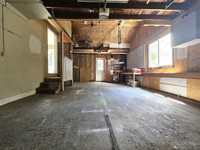 108 French St, Bristol, CT 06010 - garage featuring a garage door opener